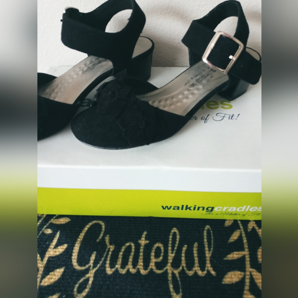 Walking Cradles Suede Dress Sandals